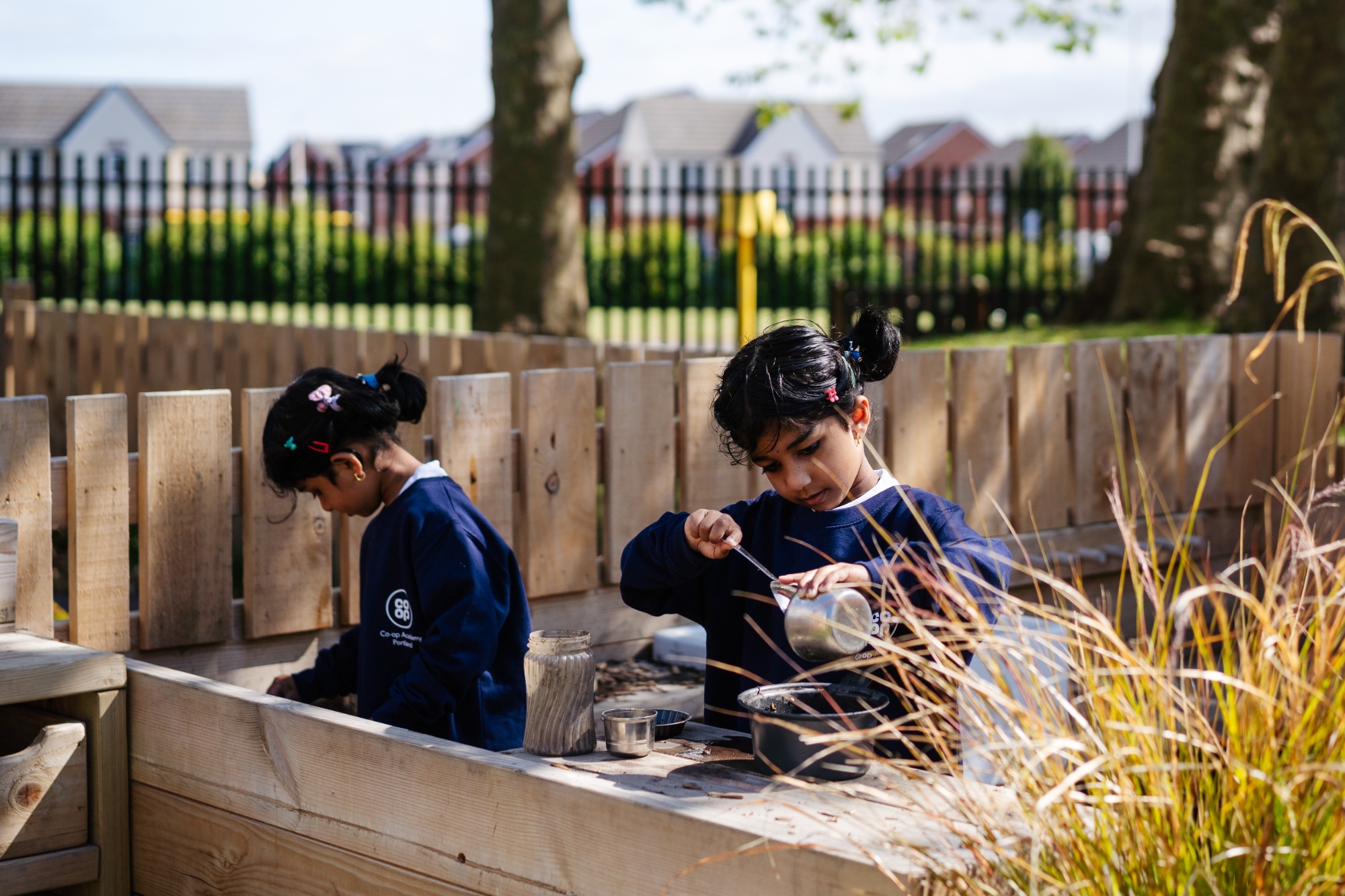 Pupils at Co-op Academy Portland